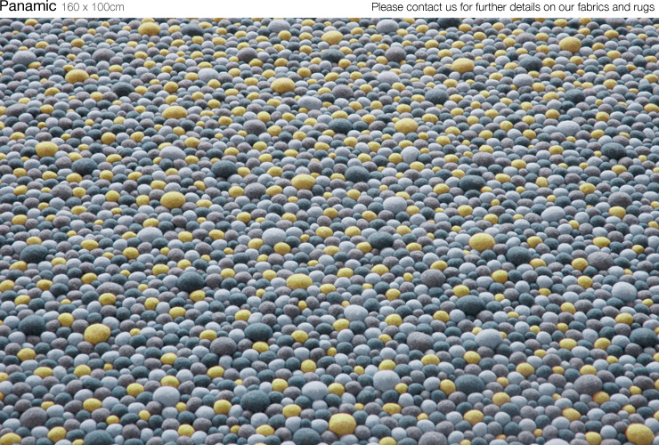 Panamic Rug; 180 x 180cm, Meticulously hand stitched felt (bespoke sizes and colours available; commission only.) 2006